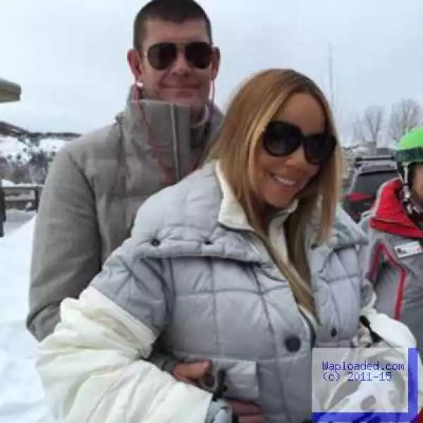 Mariah Carey & Her Billionaire Boyfriend, James Packer Enjoy Holiday In Aspen (Photos)